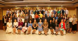 It's a official, meet the newest group of Peace Corps Thailand volunteers! 64 volunteers off to work in TCCS or YinD.